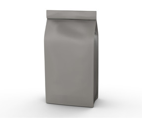 Brown and grey coffee bean bag