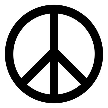 gz37 GrafikZeichnung - german: Frieden / Friedenszeichen - english - peace - cnd symbol - xxl g5372