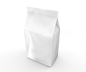 Pearl white coffee bean bag mockup