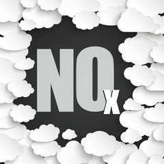 Abgaswolken Stickoxide NOx