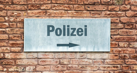 Schild 225 - Polizei