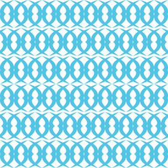 Fototapeta premium Geometric vector blue seamless pattern.