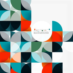 Modern geometrical abstract background circles