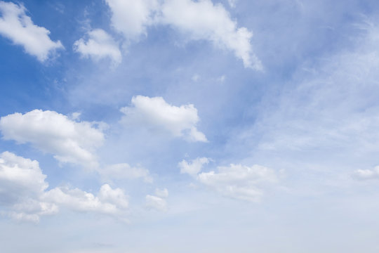 Blue sky with cloud