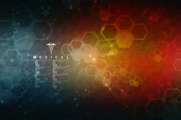 2D medical structure background