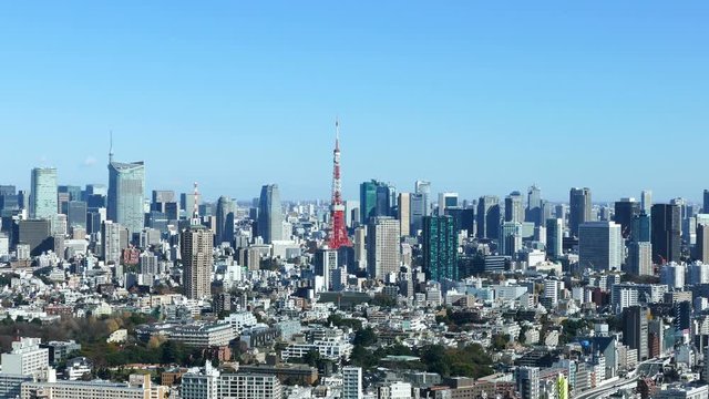 4k Tokyo landscape