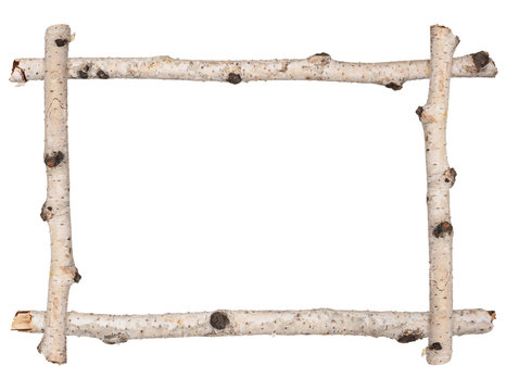 Twig frame of birch