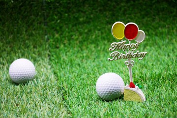Happy birthday to golfer