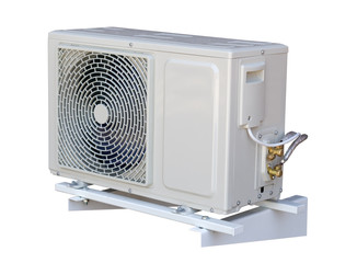air conditioning compressor isolated on white
