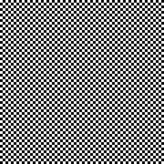Black and white checkered seamless pattern. Vector illustration.