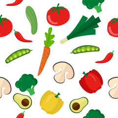 vegetables collection pattern