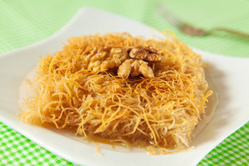 Turkish Dessert Baklava kadayif