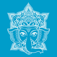 Lord Ganesha. Vector illustration