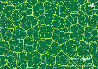 Geometric abstract background with connected line and dots. Structure molecule and communication. Scientific concept for your design. Medical, technology, science background. Eps10 Vector illustration