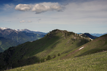 Obraz premium Panorama of deserted mountains