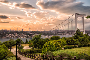 Fototapeta premium Istanbul Sunset