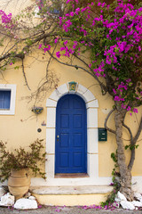 Fototapeta na wymiar Traditional house in Assos, Kefalonia, Greece