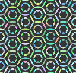 Fototapeta premium Abstract seamless geometric pattern