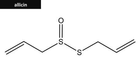 Molecular structure of allicin