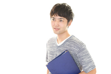 Obraz premium 微笑む大学生