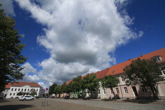 Marktplatz der m&auml;rkischen Kleinstadt Kremmen
