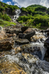 Wasserfall beim Mattenalpsee im Urbachtal, Berner Oberland
