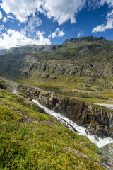 Wasserfall beim Mattenalpsee im Urbachtal, Berner Oberland