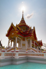 Naklejka premium Buddhist Temple in Thailand