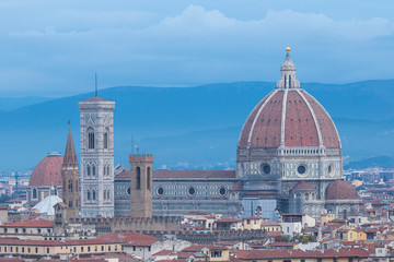 Landmark view point  Florence italy.