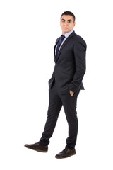 Smiling young businessman