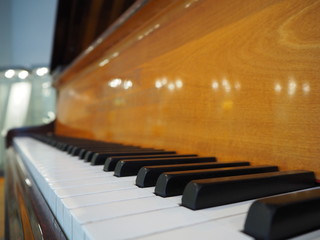 klavier tasten close up