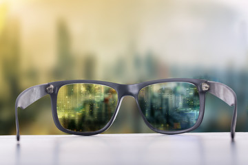 Vision glasses focus