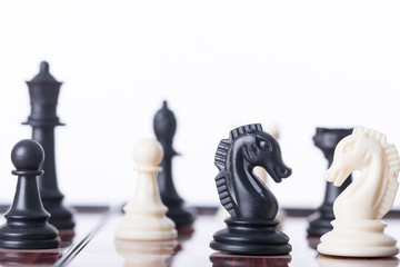 Competition chess business concept