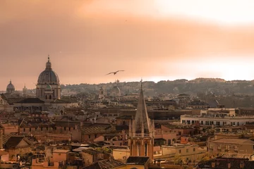 Deurstickers Roma vista tramonto © EGinvent