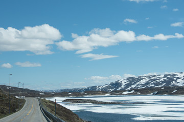 Winterlandschaft Stra&szlig;e