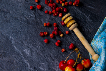 strawberry background