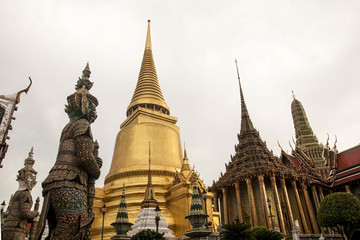 Wat Phra Kaew in Bangkok,Thailand.