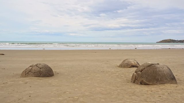 Moeraki Boulders in New Zealand