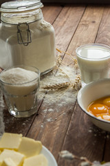 Ingredients for baking