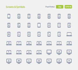Screens & Symbols - Granite Icons