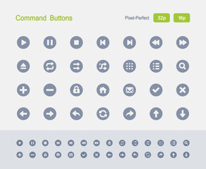 Command Buttons - Granite Icons