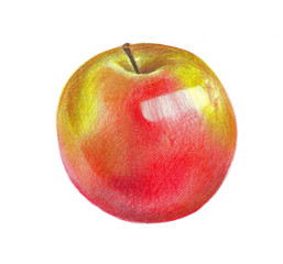 HAND DRAWING APPLE