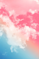 sun and cloud background with a pastel colored

