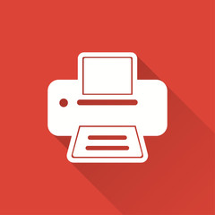 Printer - vector icon.