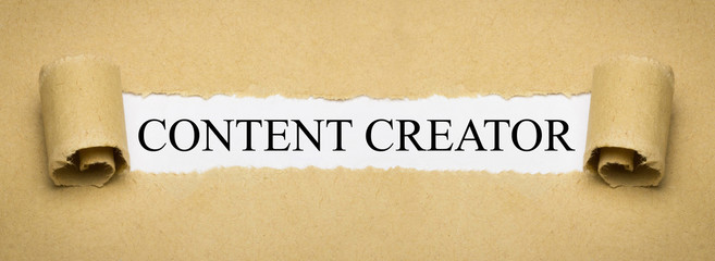 Content Creator - obrazy, fototapety, plakaty