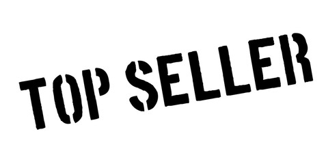 Top Seller rubber stamp. Grunge design with dust scratches. Effects can be easily removed for a clean, crisp look. Color is easily changed.