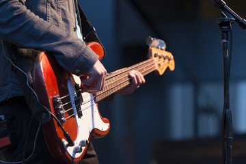 Night Time Bass Guitar