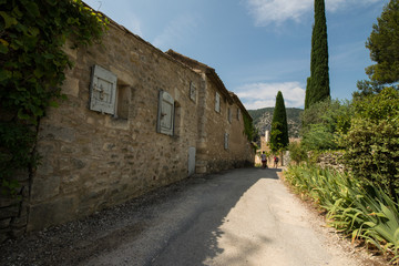 Fototapeta na wymiar Old traditional architecture in village in Provence region of France