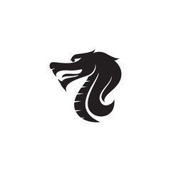 dragon silhouette vector