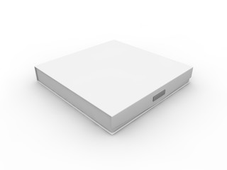 Leather Jewelry Box 3d rendering